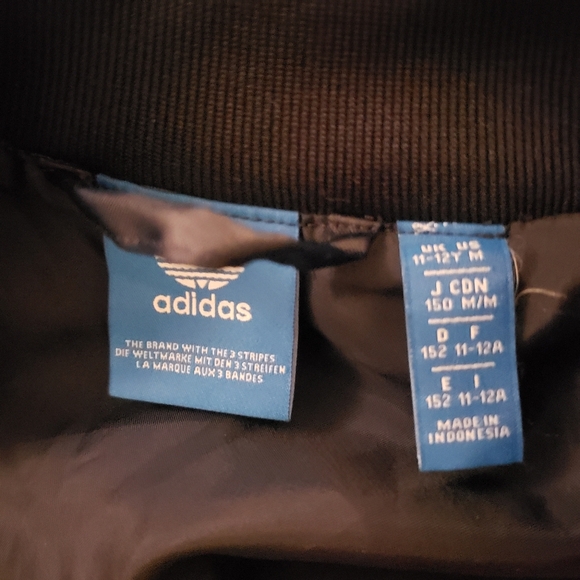 Adidas Originals Floral Rose Print Superstar Track Jacket Girls  size 11/12 - Picture 7 of 7